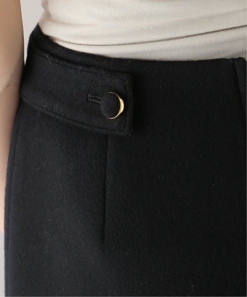 La TOTALITE（ラトータリテ）の「ウールフロントボタンスカート（スカート・レディース・ブラック/ウッド・38/36）」の14枚目の写真