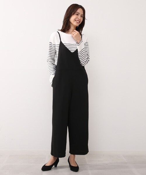 DRESKIP（ドレスキップ）の「◆キャミサロペット（サロペット/オーバーオール・レディース・ブラック/カーキ/キャメル・02/03）」の10枚目の写真