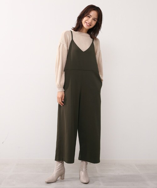 DRESKIP（ドレスキップ）の「◆キャミサロペット（サロペット/オーバーオール・レディース・ブラック/カーキ/キャメル・02/03）」の20枚目の写真