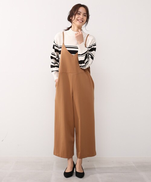 DRESKIP（ドレスキップ）の「◆キャミサロペット（サロペット/オーバーオール・レディース・ブラック/カーキ/キャメル・02/03）」の15枚目の写真