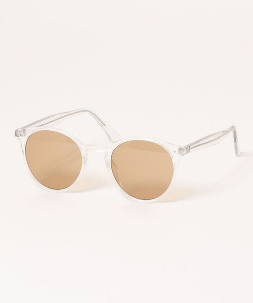 Cheek（チーク）の「クリアフレームサングラス（サングラス・レディース・ブラウン/クリア/グリーン・FREE）」の19枚目の写真