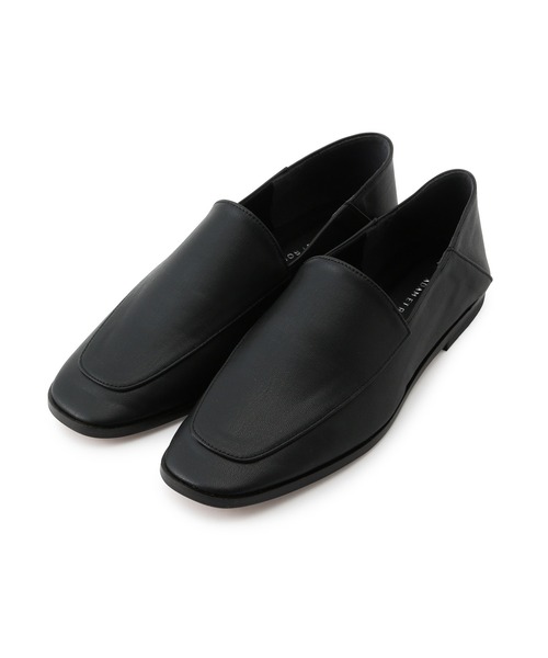 ADAM ET ROPE'（アダムエロペ）の「【サステナブル】アップルレザースリッポン（スリッポン・レディース・ブラック/キナリ・23.5cm/24.5cm/23.0cm/24.0cm）」の3枚目の写真