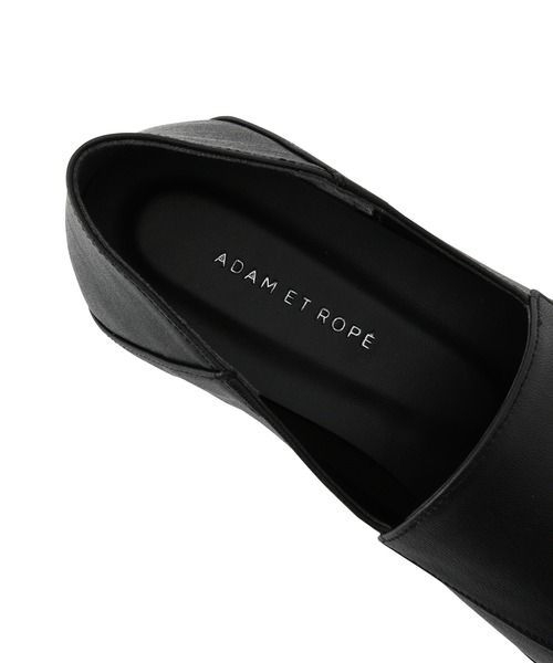 ADAM ET ROPE'（アダムエロペ）の「【サステナブル】アップルレザースリッポン（スリッポン・レディース・ブラック/キナリ・23.5cm/24.5cm/23.0cm/24.0cm）」の16枚目の写真
