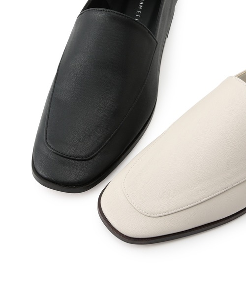 ADAM ET ROPE'（アダムエロペ）の「【サステナブル】アップルレザースリッポン（スリッポン・レディース・ブラック/キナリ・23.5cm/24.5cm/23.0cm/24.0cm）」の12枚目の写真