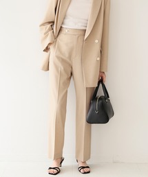 SLOBE IENA | センタープレスストレートパンツ【ウエストゴム/手洗い可能】◆(スラックス)