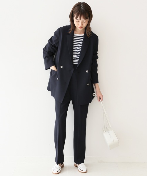 SLOBE IENA（スローブイエナ）の「センタープレスストレート