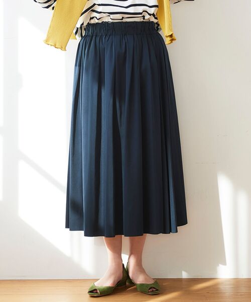 le.coeur blanc（ルクールブラン）の「リバーシブルタフタギャザースカート（スカート・レディース・イエロー/ライトグリーン/ダークグレー・38/36）」の10枚目の写真