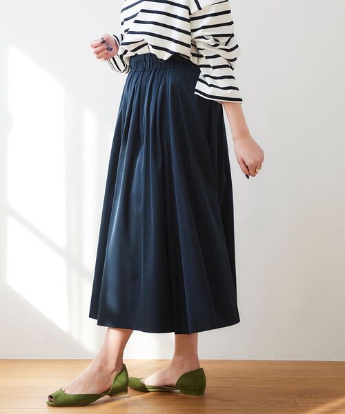 le.coeur blanc（ルクールブラン）の「リバーシブルタフタギャザースカート（スカート・レディース・イエロー/ライトグリーン/ダークグレー・38/36）」の11枚目の写真