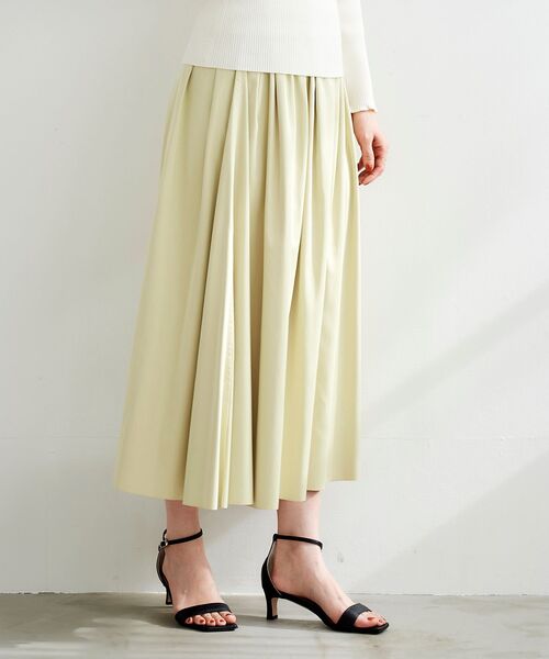 le.coeur blanc（ルクールブラン）の「リバーシブルタフタギャザースカート（スカート・レディース・イエロー/ライトグリーン/ダークグレー・38/36）」の17枚目の写真