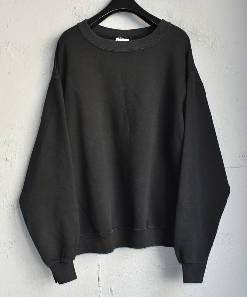 HANES(ヘインズ)の「【ヴィンテージ古着】80's Hanes / ヘインズ 無地 クルーネックスウェット USA製(スウェット・メンズ・ブラック・X-LARGE)」の1枚目の写真