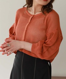 archives | メッシュ編ボリュームスリーブカーディガン(カーディガン/ボレロ)