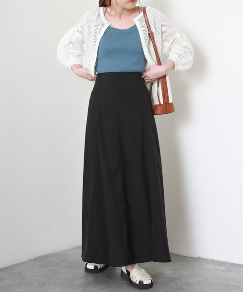 archives（アルシーヴ）の「メッシュ編ボリュームスリーブカーディガン（カーディガン/ボレロ・レディース・オフホワイト/イエロー/オレンジ/ブラック/ブルー・MEDIUM）」の9枚目の写真