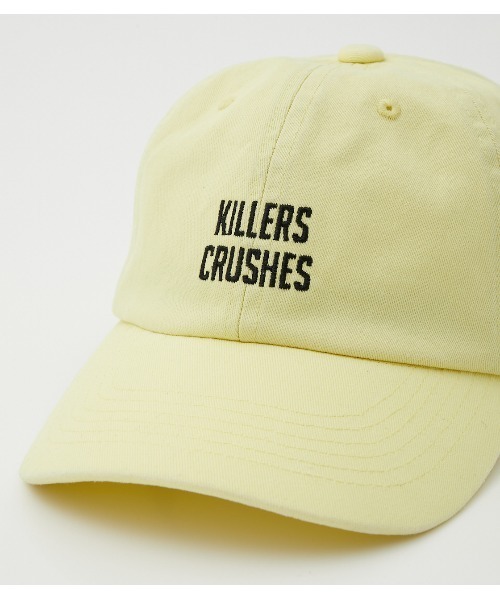 AZUL by moussy（アズールバイマウジー）の「WASHED 6PANEL CAP/ウォッシュドシックスパネルキャップ（キャップ・メンズ・ブラック/ライトピンク/ライトイエロー/ベージュ・FREE）」の18枚目の写真