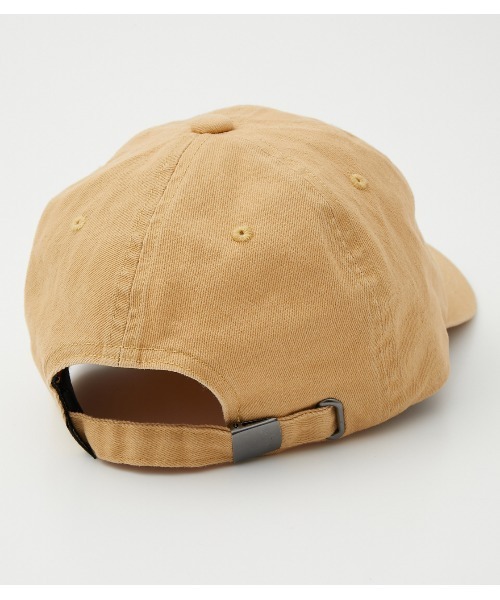 AZUL by moussy（アズールバイマウジー）の「WASHED 6PANEL CAP/ウォッシュドシックスパネルキャップ（キャップ・メンズ・ブラック/ライトピンク/ライトイエロー/ベージュ・FREE）」の12枚目の写真