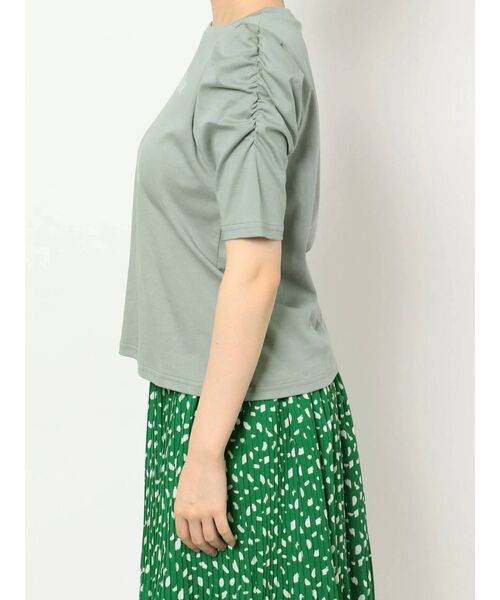 dazzlin（ダズリン）の「BambinaガーリーTシャツ（Tシャツ/カットソー・レディース・ベージュ/グリーン/オフホワイト・FREE）」の21枚目の写真