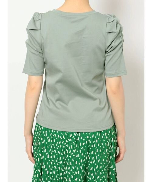 dazzlin（ダズリン）の「BambinaガーリーTシャツ（Tシャツ/カットソー・レディース・ベージュ/グリーン/オフホワイト・FREE）」の22枚目の写真