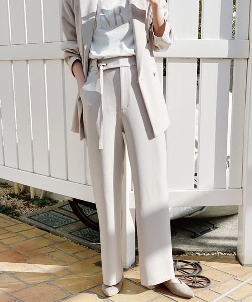 Banner Barrett(バナーバレット)の「【セットアップ対応】ダブルジャケット(テーラードジャケット・レディース・パープル/アイボリー・38)」の15枚目の写真