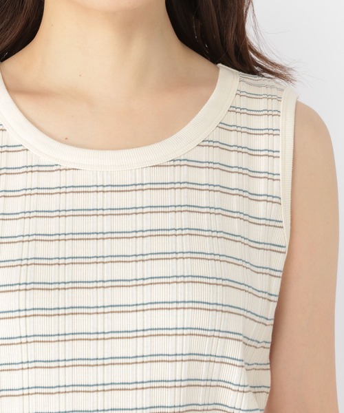 studio CLIP（スタディオクリップ）の「アソートテレコタンクトップ（タンクトップ・レディース・ライトグレー/ブラウン/オフホワイト/スモーク・MEDIUM/LARGE）」の13枚目の写真