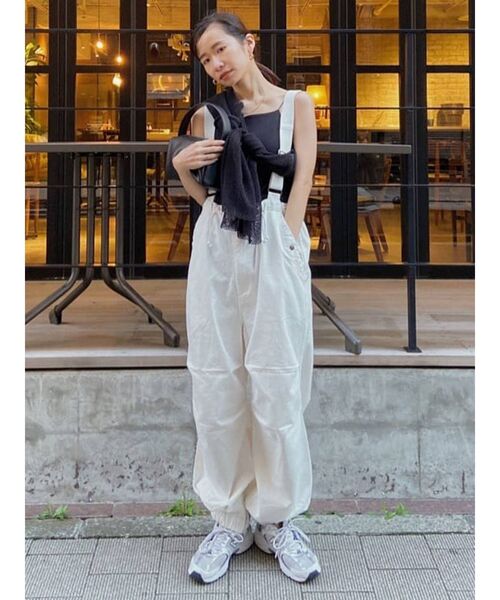 Ungrid（アングリッド）の「ショートデザインメッシュロングスリーブTee（Tシャツ/カットソー・レディース・ブラック/ベージュ・FREE）」の4枚目の写真