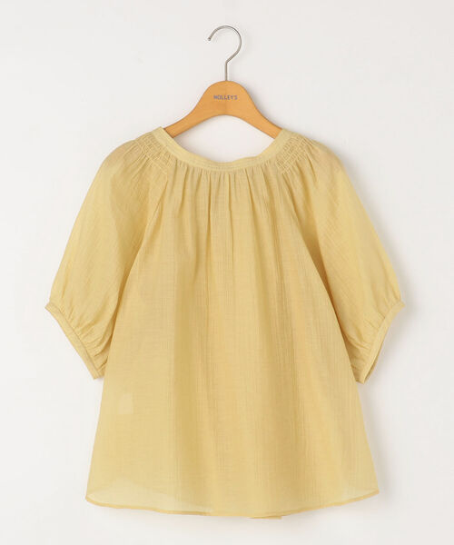 NOLLEY’S Sophi（ノーリーズソフィ）の「◇【WEB限定】カラミワッシャー2WAYパール釦ブラウス（シャツ/ブラウス・レディース・ライトブルー/ブラック/イエロー/ブルー/ラベンダー・38）」の13枚目の写真
