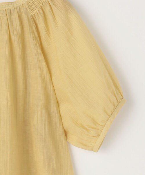 NOLLEY’S Sophi（ノーリーズソフィ）の「◇【WEB限定】カラミワッシャー2WAYパール釦ブラウス（シャツ/ブラウス・レディース・ライトブルー/ブラック/イエロー/ブルー/ラベンダー・38）」の9枚目の写真