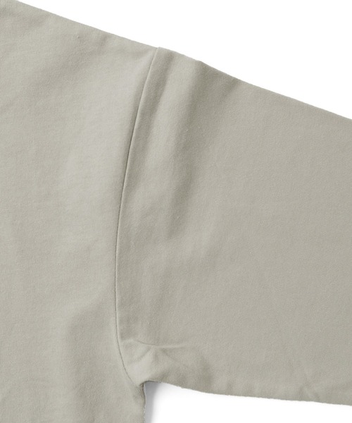 GLAZOS(グラソス)の「タフ天竺・ドロップショルダーデニムポケット5分袖Tシャツ(Tシャツ/カットソー・キッズ・ブラック/グレー/カーキ・170cm/130cm/140cm/150cm/160cm)」の12枚目の写真