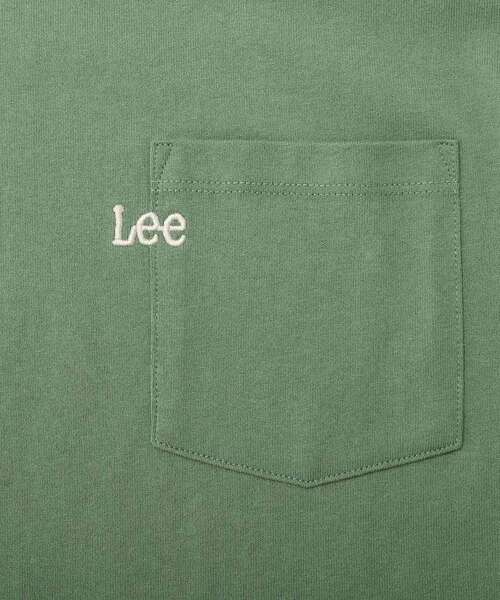 Lee(リー)の「【Lee】別注ラウンドヘムロングTシャツ(Tシャツ/カットソー・レディース・グリーン/グレー系その他/アイボリー・02)」の12枚目の写真