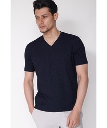 HIGH STREET∴リンクスフラワーVネックＴシャツ