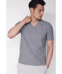 HIGH STREET∴リンクスフラワーVネックTシャツ