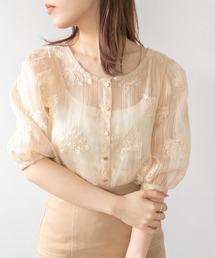RANDA | マルチウェイフラワーレース刺繍ブラウス(シャツ/ブラウス)