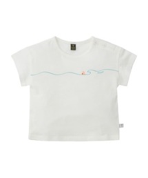 moimoln | ウエーブデザインTシャツ(Tシャツ/カットソー)