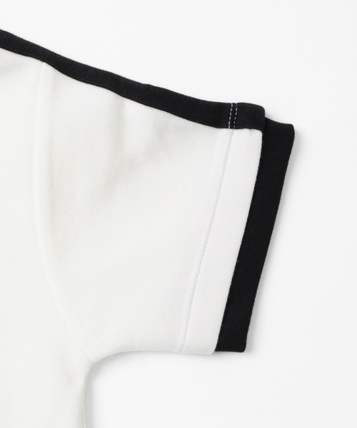 GLAZOS（グラソス）の「Ｗフェイス・袖ライン半袖Ｔシャツ（Tシャツ/カットソー・キッズ・ホワイト/ブラック/ブルー・130cm/140cm/150cm/160cm/170cm）」の17枚目の写真