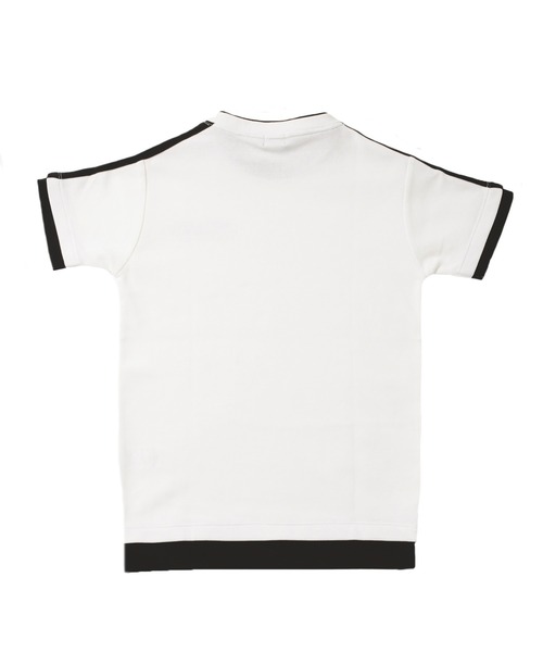 GLAZOS（グラソス）の「Ｗフェイス・袖ライン半袖Ｔシャツ（Tシャツ/カットソー・キッズ・ホワイト/ブラック/ブルー・130cm/140cm/150cm/160cm/170cm）」の10枚目の写真