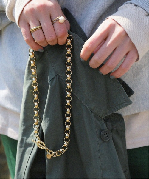 PHILIPPE AUDIBERT（フィリップ オーディベール）の「【PHILIPPE AUDIBERT】NECKLACE PETITE JANYCE：ネックレス（ネックレス・レディース・ゴールド・FREE）」の2枚目の写真