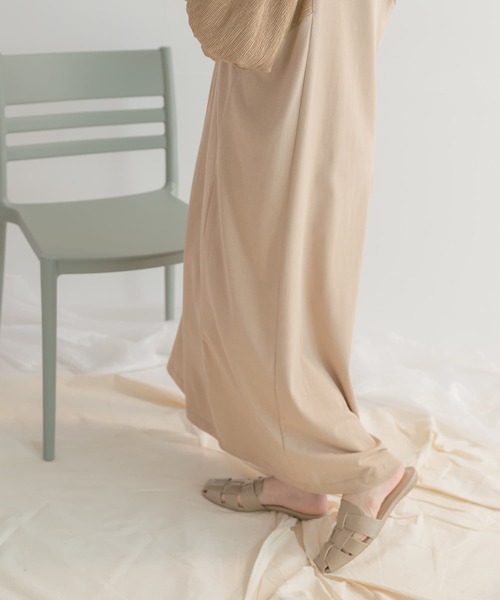 ITEMS URBANRESEARCH（アイテムズ アーバンリサーチ）の「ソデドッキングワンピース（ワンピース・レディース・ブラック/ベージュ/ブルー・FREE）」の14枚目の写真