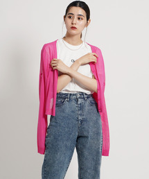 2Wayシアーニットカーディガン