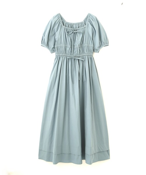 FREE'S MART（フリーズマート）の「◆シャーリングギャザーウエストマークワンピース（ワンピース・レディース・イエロー/ブルー/ブラック・SMALL/MEDIUM）」の17枚目の写真