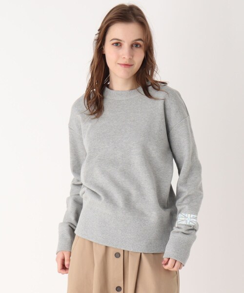 LAURA ASHLEY(ローラアシュレイ)の「ユニオンジャックスウェットプルオーバー(スウェット・レディース・グレー/ライトベージュ・00)」の1枚目の写真