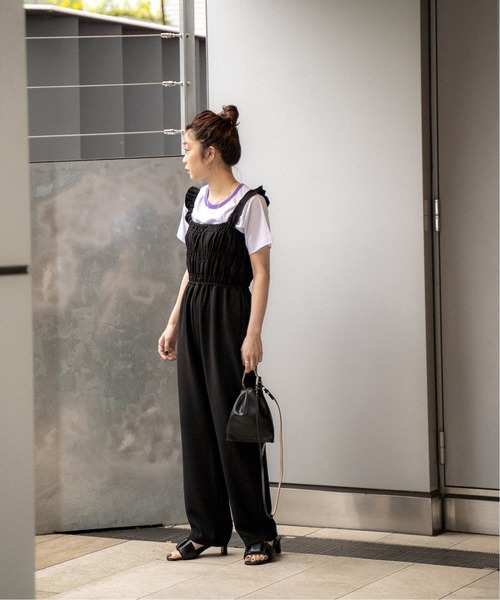 provoke / オーバーオール/FREE/ポリエステル/GRY/PV-070024A-deu provoke◇24SS/オールインワン/FREE/ポリエステル/GRY/PV-070024A