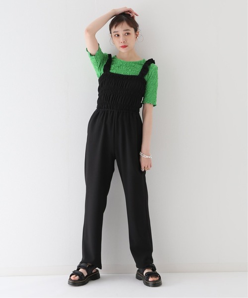PROVOKE (プロヴォーク)の「【PROVOKE/プロヴォーク】frillstrap overall(サロペット/オーバーオール・レディース・ブラック・FREE)」の5枚目の写真