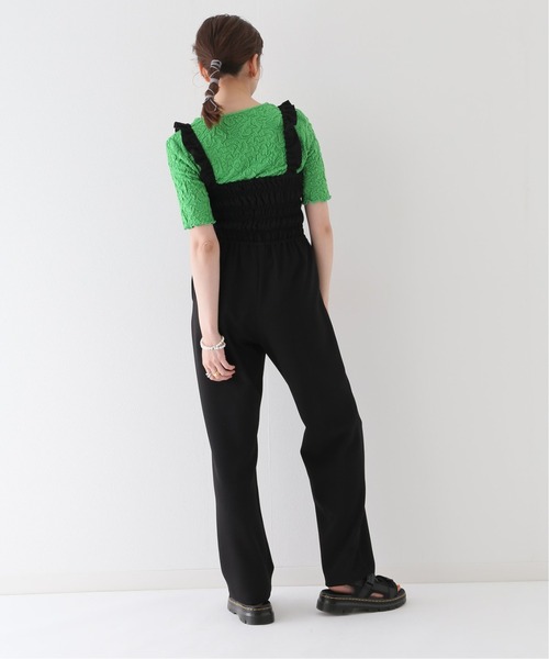 PROVOKE (プロヴォーク)の「【PROVOKE/プロヴォーク】frillstrap overall(サロペット/オーバーオール・レディース・ブラック・FREE)」の6枚目の写真