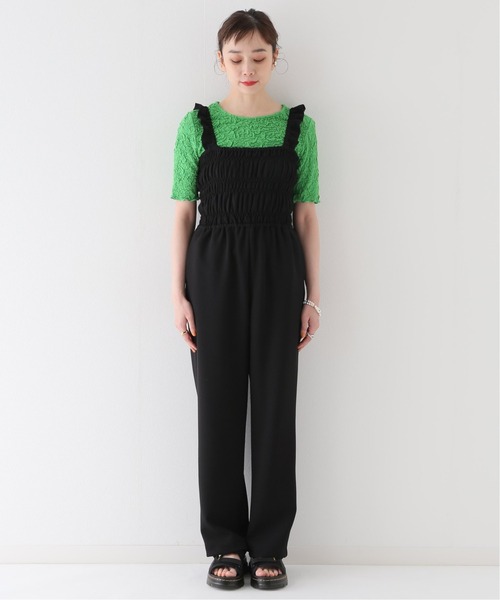 PROVOKE (プロヴォーク)の「【PROVOKE/プロヴォーク】frillstrap overall(サロペット/オーバーオール・レディース・ブラック・FREE)」の7枚目の写真