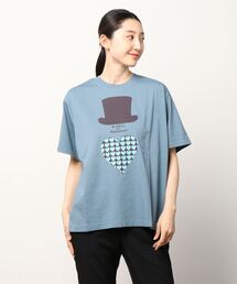 BOHEMIANS/ボヘミアンズ　LOVE HAT HEART pt LOOSE S/S Tee　ラブハットプリントルーズティー