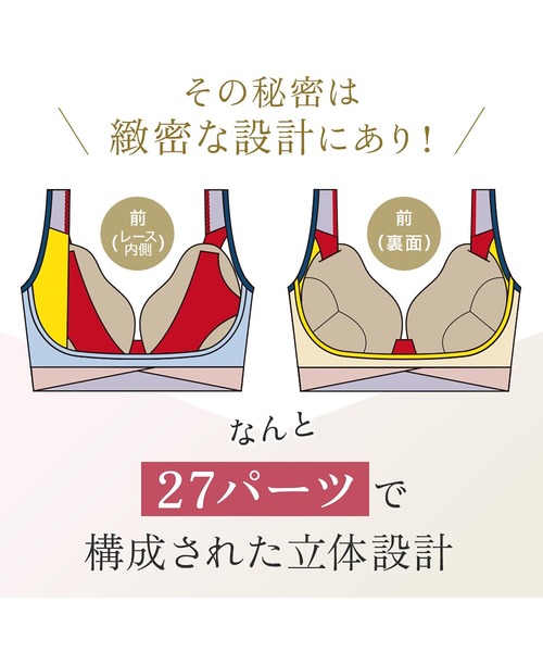 セール】ハートフルカップカシュクールブラ ブラデリス 補整