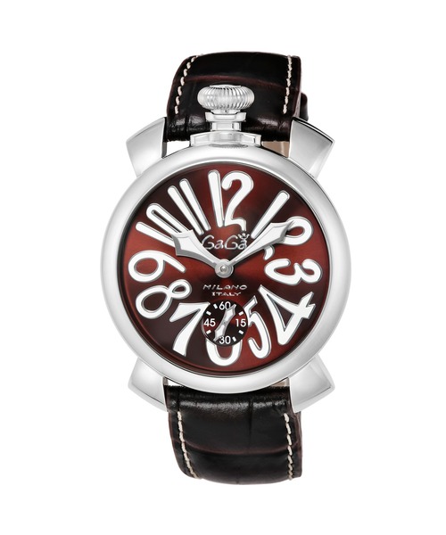 GaGa MILANO/ガガミラノ MANUALE48MM 腕時計 501013S-DBR-S メンズ