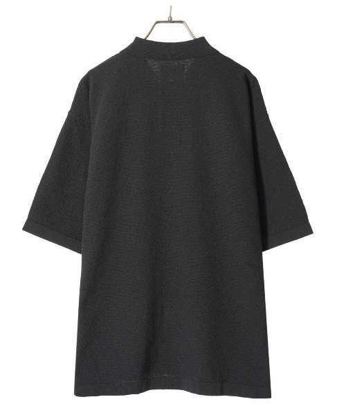 PORT BY ARK（ポートバイアーク）の「PORT BY ARK / ポートバイアーク：Big Polo：PO11-K002[COR]（ポロシャツ・メンズ・ブラック/ベージュ系その他・FREE）」の6枚目の写真