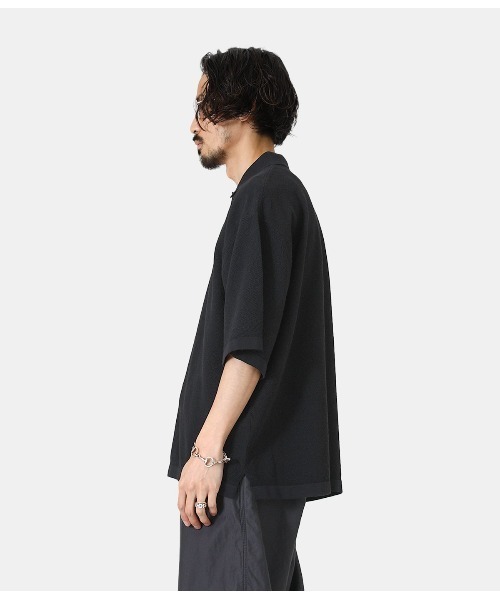 PORT BY ARK（ポートバイアーク）の「PORT BY ARK / ポートバイアーク：Big Polo：PO11-K002[COR]（ポロシャツ・メンズ・ブラック/ベージュ系その他・FREE）」の13枚目の写真