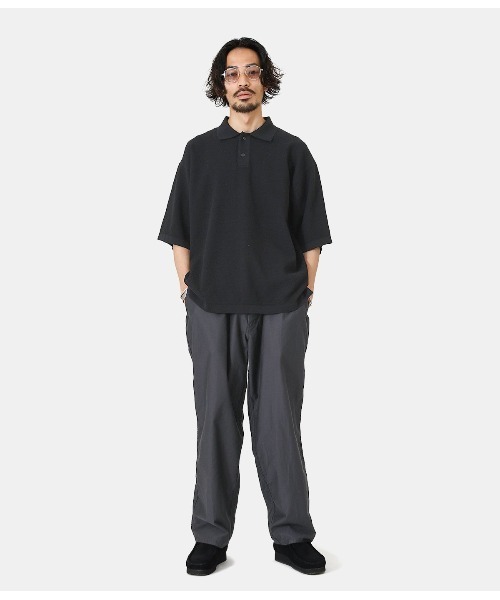 PORT BY ARK（ポートバイアーク）の「PORT BY ARK / ポートバイアーク：Big Polo：PO11-K002[COR]（ポロシャツ・メンズ・ブラック/ベージュ系その他・FREE）」の15枚目の写真