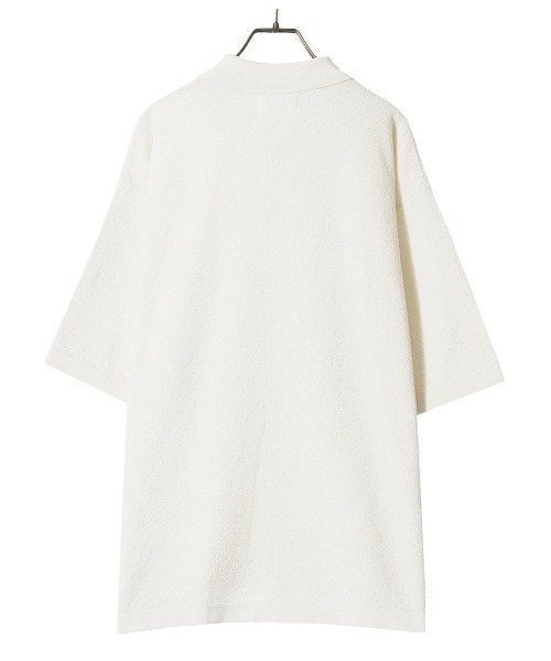 PORT BY ARK（ポートバイアーク）の「PORT BY ARK / ポートバイアーク：Big Polo：PO11-K002[COR]（ポロシャツ・メンズ・ブラック/ベージュ系その他・FREE）」の17枚目の写真