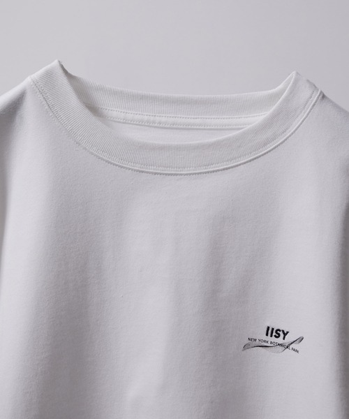 iisy（イージー）の「【 iisy 】ウェーブフラワーバックプリントTEE（Tシャツ/カットソー・メンズ・ホワイト/ダークグリーン/ブラック・S/M/L/XL）」の13枚目の写真